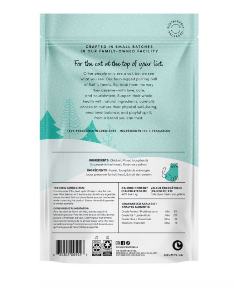 Crumps' Naturals Crumps - Festive Freeze Dried Chicken - Cat - 30g