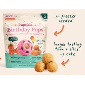 Woof Woof - Refill Pops - PB Birthday Cake - Small