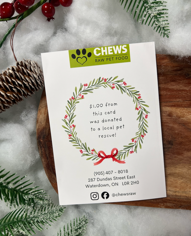 Chews Chews - Holiday Card - Oh Christmas Tree