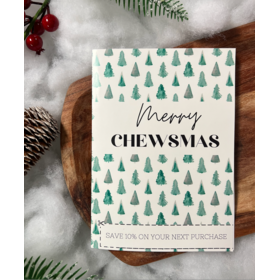 Chews Chews - Holiday Card - Merry Chewsmas