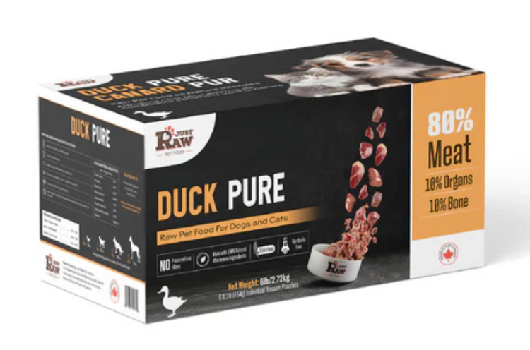 Just Raw Just Raw - Duck PURE - 6lb