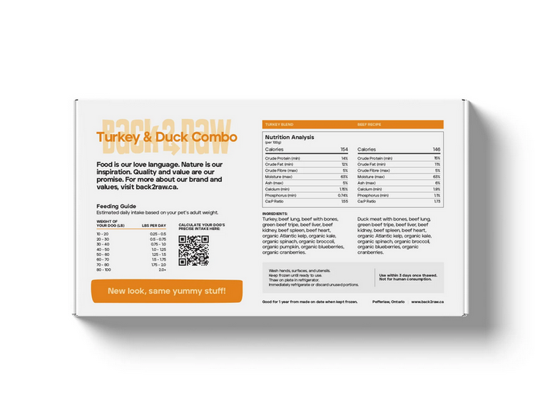 Back2Raw Back2Raw - Complete - Duck & Turkey Combo 12LB
