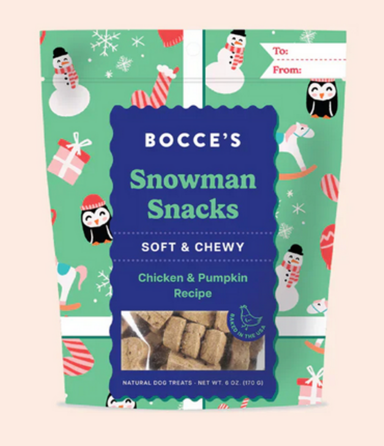 Bocce's Bakery Bocce's Bakery - Snowman Snacks - 6oz
