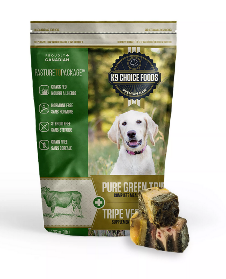 k9 choice K9 Choice - Pure Green Tripe - 3lb
