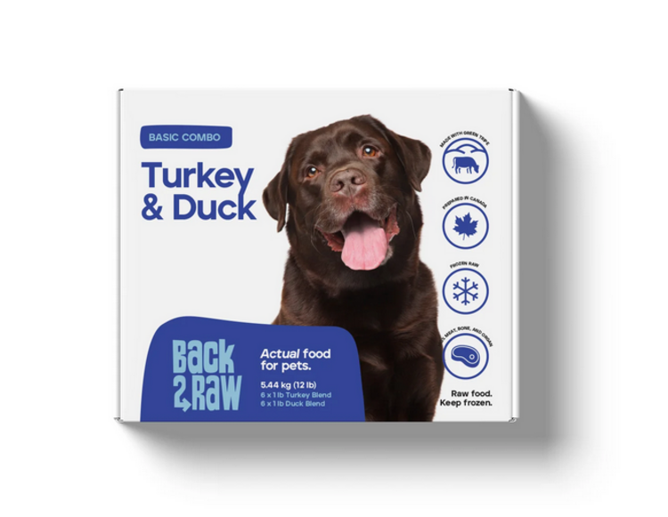 Back2Raw Back2Raw - Basic - Turkey & Duck Combo 12LB