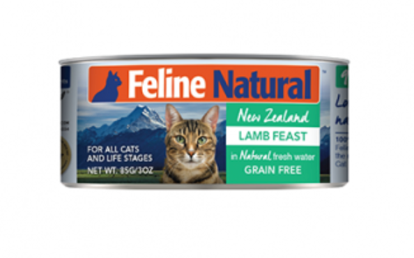 Feline Natural Feline Natural - 3oz Can - Lamb Feast