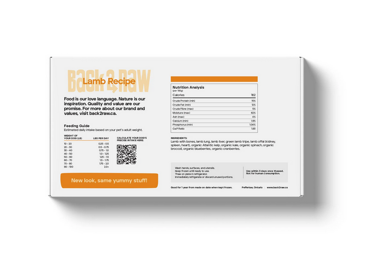 Back2Raw Back2Raw - Complete - Lamb 12LB