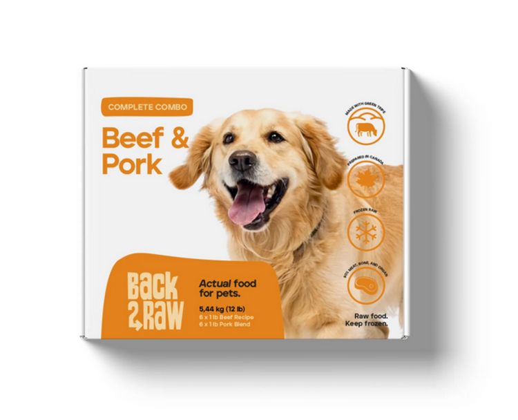 Back2Raw Back2Raw - Complete - Beef & Pork Combo 12LB