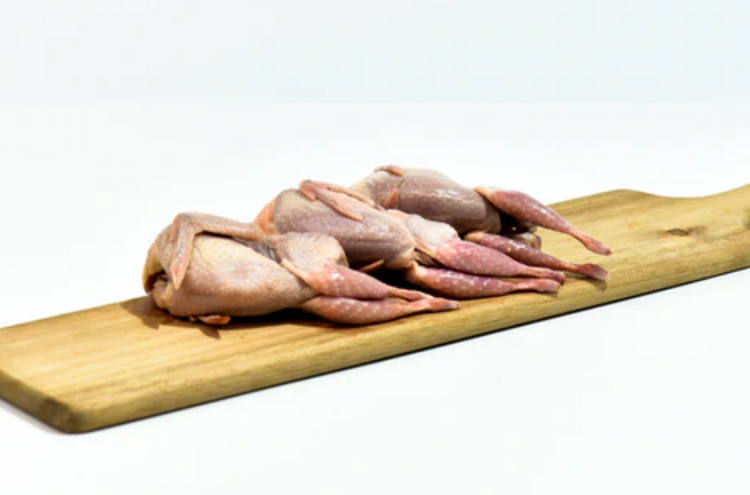 Just Raw Just Raw - Whole Quail - 3 pieces