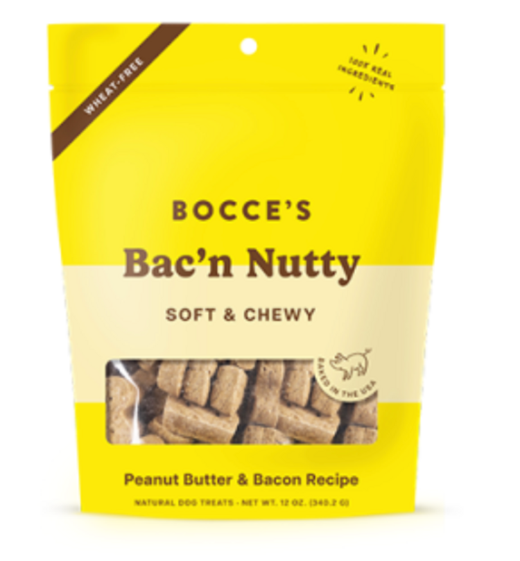 Bocce's Bakery Bocce's Bakery - Soft & Chewy - Bac'N Nutty - 12oz