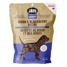 Jay's Gourmet Jay's Gourmet Bison & Blackberry Air-Dried Treats Dog - 454g