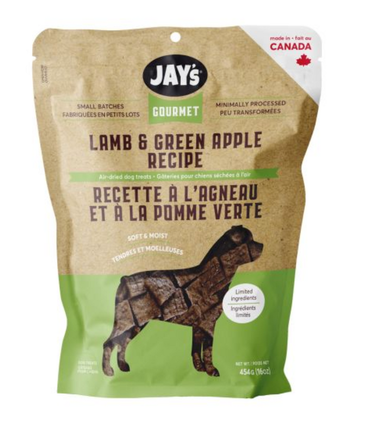 Jay's Gourmet Jay's Gourmet Lamb & Apple Air-Dried Treats Dog - 454g