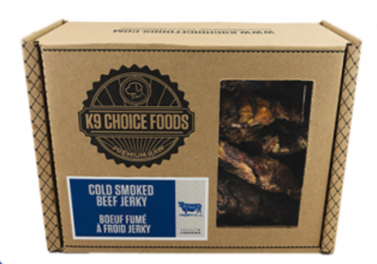 k9 choice K9 Choice - Cold Smoked Beef Jerky - 2lb