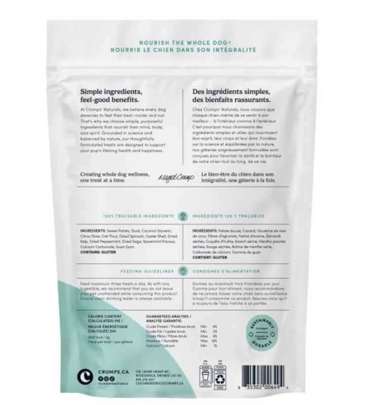 Crumps' Naturals Crumps - Fresh Bites - Spearmint - 207g