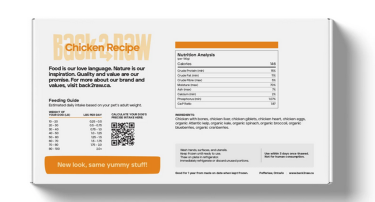 Back2Raw Back2Raw - Complete - Chicken Recipe - 12lb