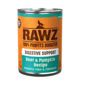 Rawz Rawz - Can - Digestive Support - Beef and Pumpkin -12.5oz
