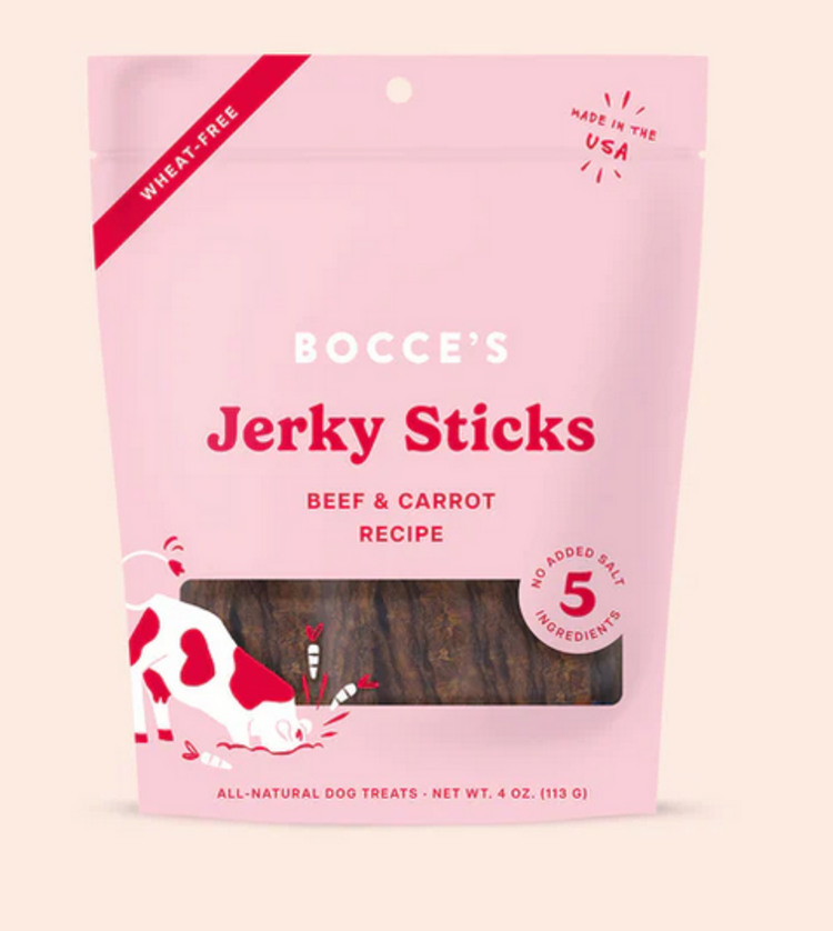 Bocce's Bakery Bocce's Bakery - Grazers Jerky Sticks - Beef & Carrot