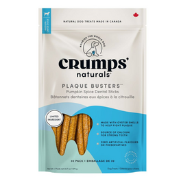 Crumps' Naturals Crumps - Plaque Busters - Pumpkin Spice - (30pc)