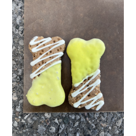 The Barkery The Barkery - Dipped Bone - PB & Banana (Yellow)