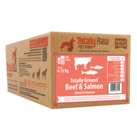 Totally Raw Totally Raw - Ground Beef & Salmon - 15lb