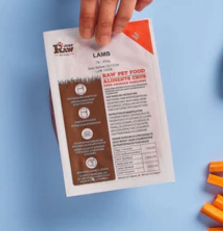 Just Raw Just Raw - Lamb CLASSIC - Single - 8oz