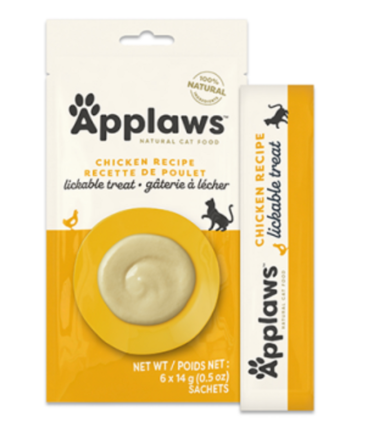 Applaws Applaws - Chicken Puree - Lickable Tubes - 6 x 14g