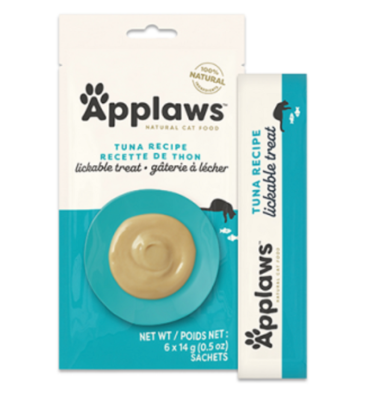 Applaws Applaws - Tuna Puree - Lickable Tubes - 6 x 14g