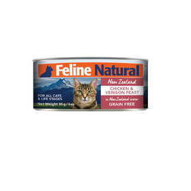 Feline Natural Feline Natural - 3 oz Can - Chicken & Venison Feast