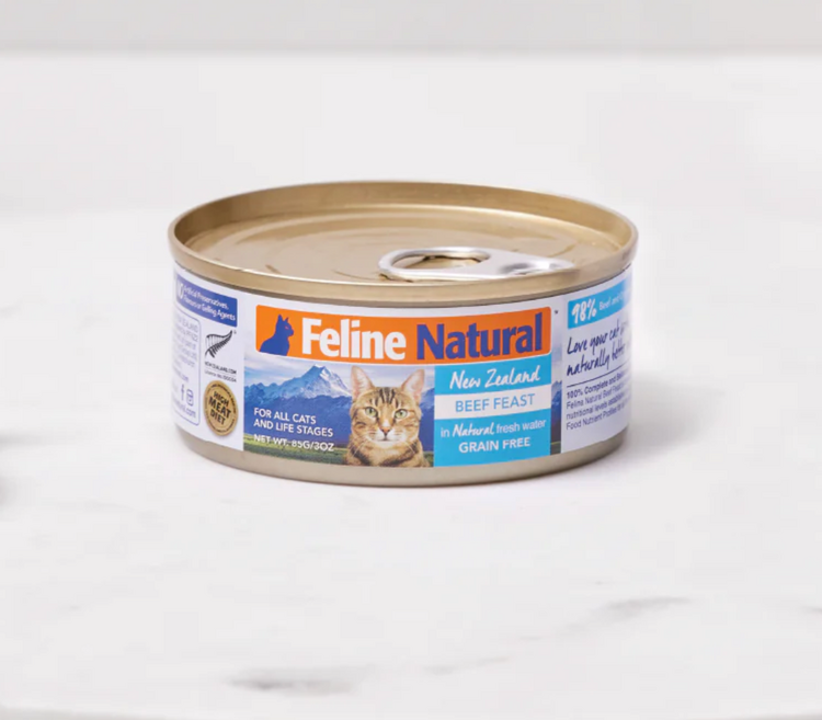 Feline Natural Feline Natural - 3oz Can - Beef Feast
