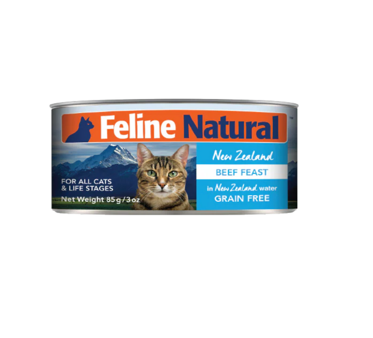 Feline Natural Feline Natural - 3oz Can - Beef Feast