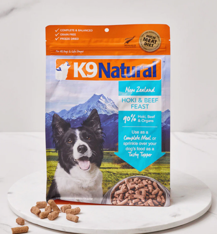 K9 Naturals K9 Natural - Freeze Dried - Hoki & Beef Feast - 100g