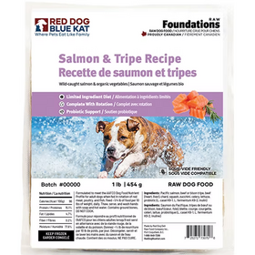 Red Dog Blue Kat Red Dog Blue Kat - Foundations - Dog - Salmon and Tripe 1lb (4x0.25)