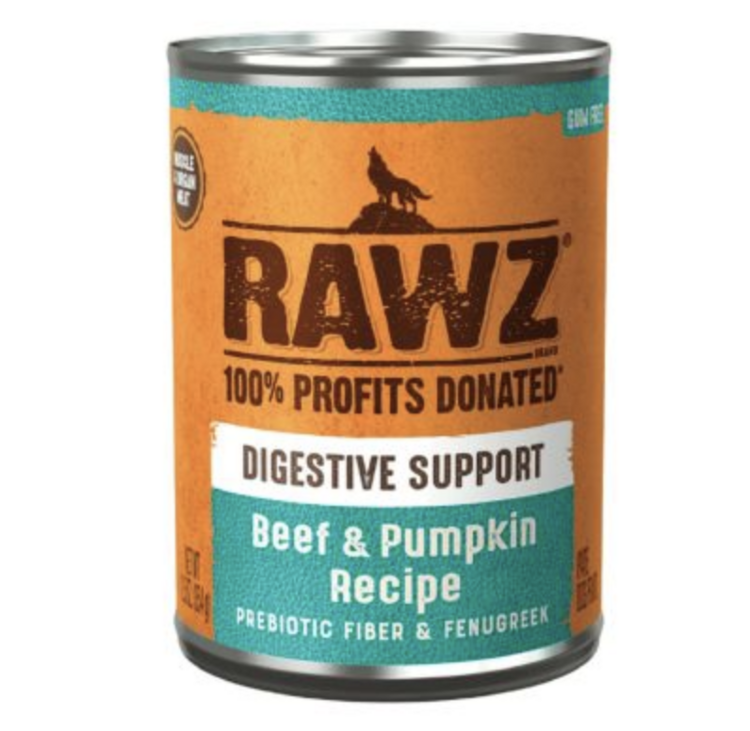 Rawz Rawz  - 12.5oz Can - Digestive Support - Beef and Pumpkin