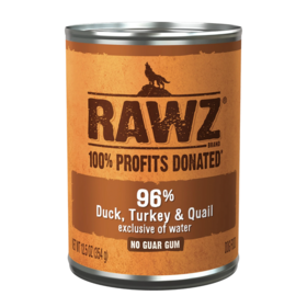 Rawz Rawz - 12.5oz Can - Duck/Turkey/Quail