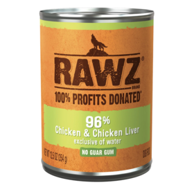 Rawz Rawz - 12.5oz Can - Chicken/Chicken Liver