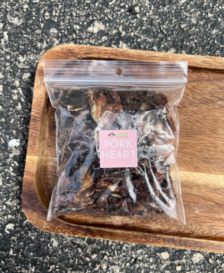 Chews Chews - Topper - Pork Heart - 50g