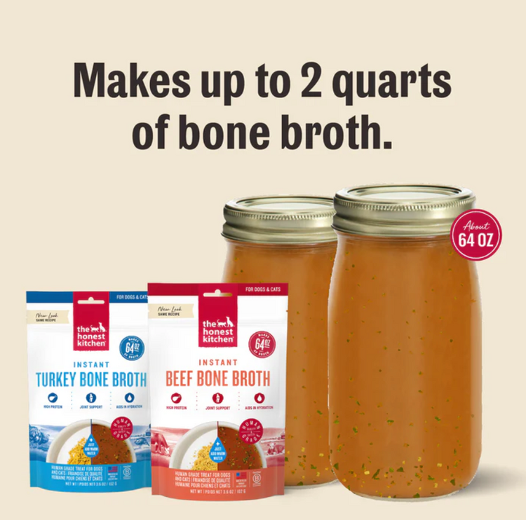 Honest Kitchen Honest Kitchen - Bone Broth - Beef - 3.6oz