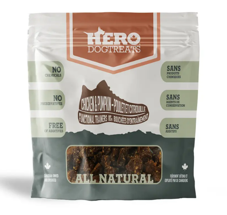 Hero Dog Treats Hero - Trainers - Chicken and Pumpkin