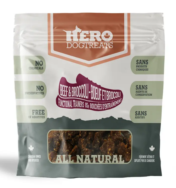 Hero Dog Treats Hero - Trainers - Beef and Broccoli