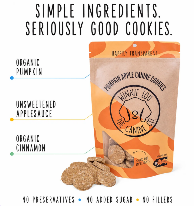 Winnie Lou Winnie Lou - Pumpkin Cookies - 4oz