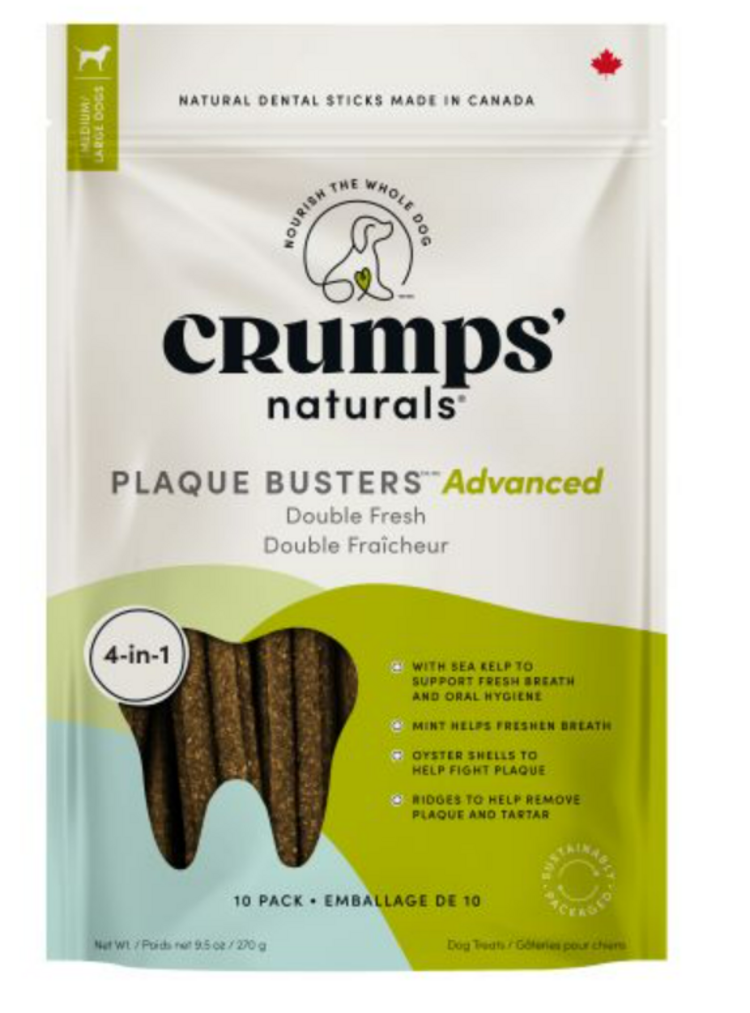 Crumps' Naturals Crumps - Plaque Busters - Advanced Mint 7" (10pk)