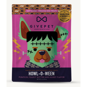 GivePet GivePet - Howl-O-Ween - Pumpkin, Peanut Butter, and Honey - 6oz