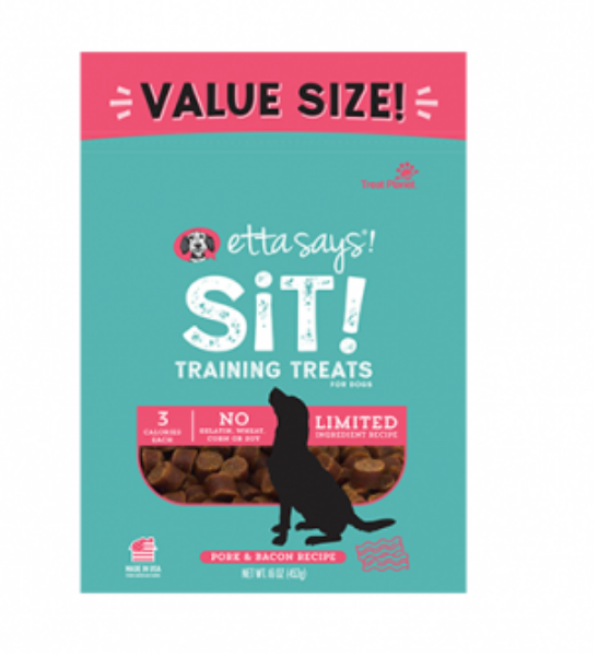 Etta Says! Etta Says - Sit Treats Pork & Bacon - 16oz