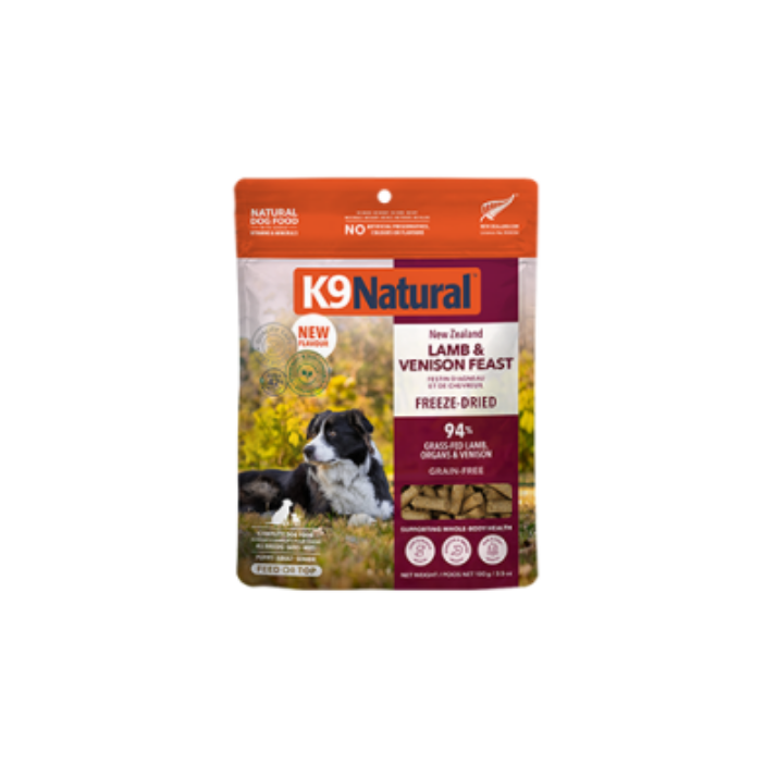 K9 Naturals K9 Natural - Freeze Dried - Lamb and Venison Feast - 100g