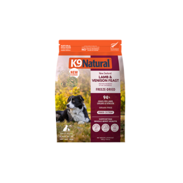 K9 Naturals K9 Natural - Freeze Dried - Lamb and Venison Feast - 500g