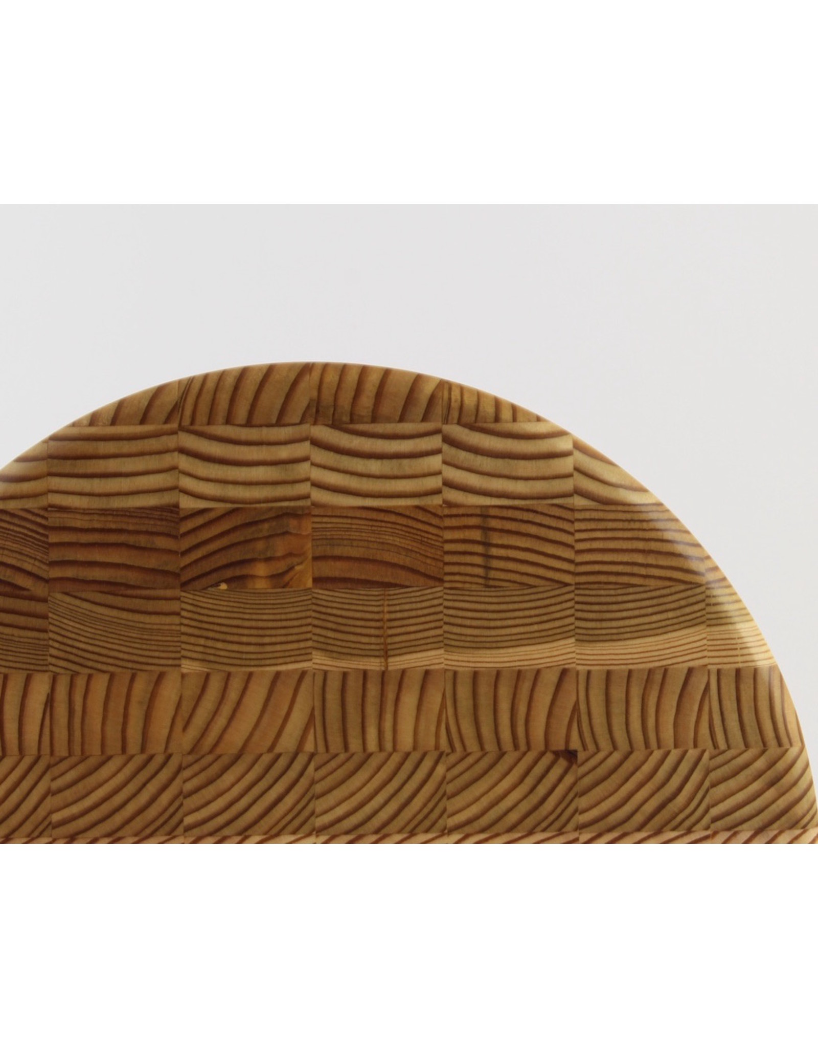 Larch Wood Round Cheese Board (10x2) by Larch Wood