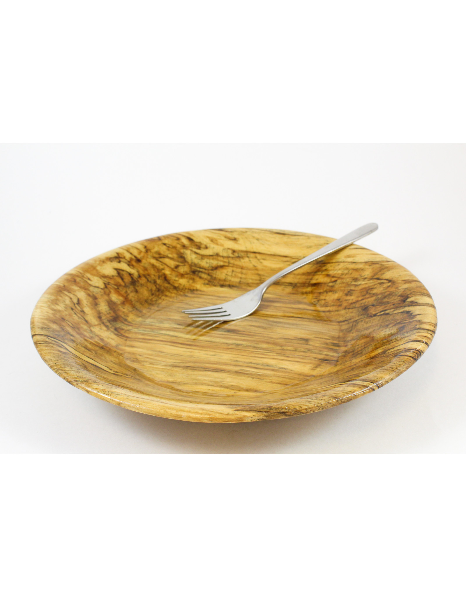 Phil Jones - The Bowl Guy Shallow Spalted Maple Bowl by The Bowl Guy