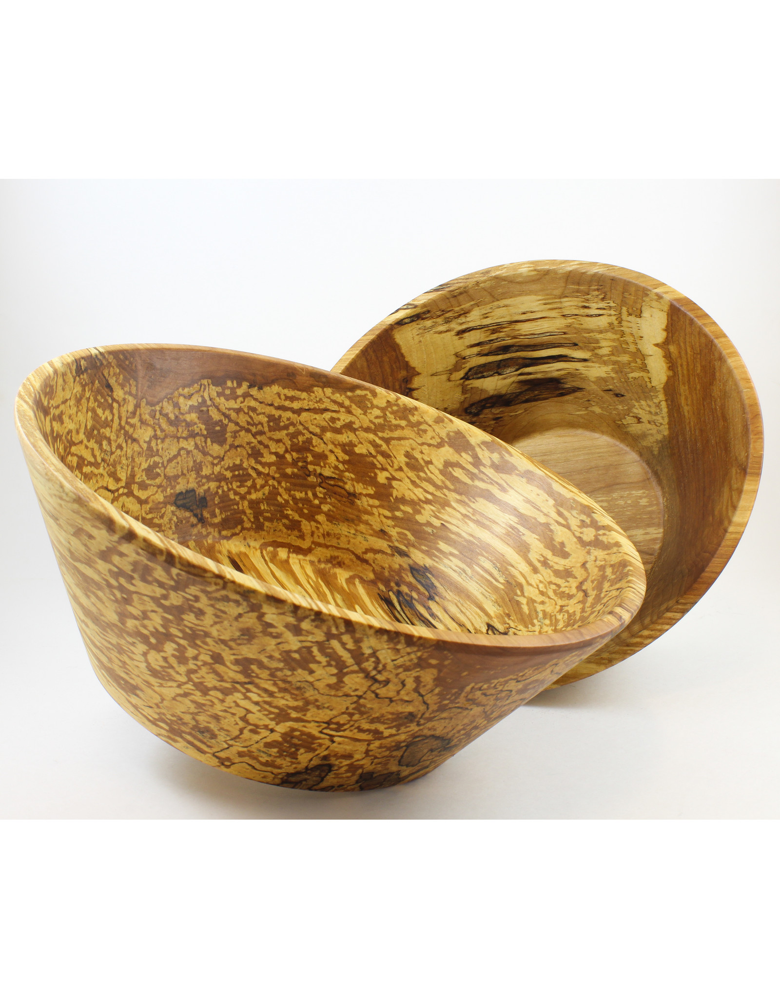 Phil Jones - The Bowl Guy Large Spalted Birch Bowls by The Bowl Guy
