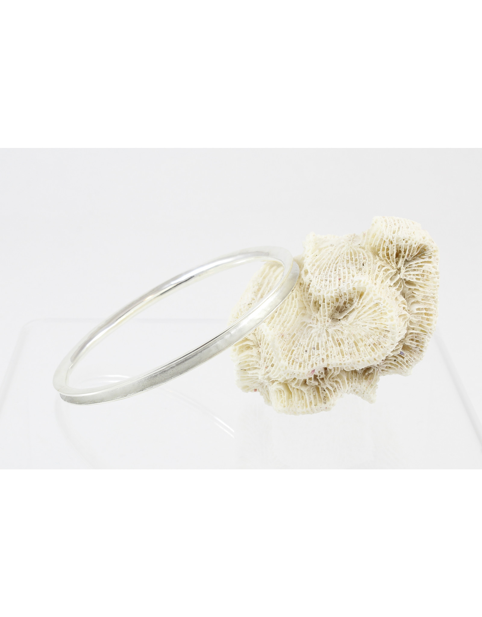 Karen Wawer Pure Silver Anticlastic Bangle by Karen Wawer