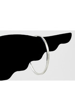 Karen Wawer Pure Silver Anticlastic Bangle by Karen Wawer
